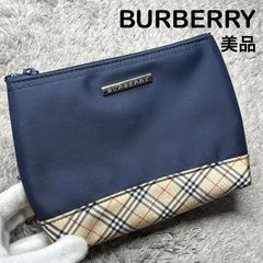 BURBERRY BLUE LABEL チェック ポーチ ノバチェック - メルカリ