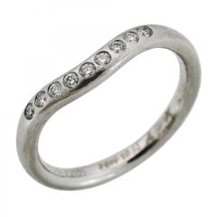 Tiffany&Co. ティファニー シルバー カーブドバンド ダブルリング