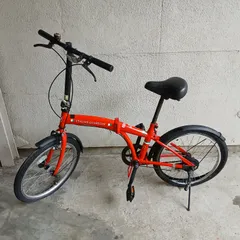 【Not delivered !!! 手渡限定：板橋区蓮沼町】ITALIAN GUARDIAN 折り畳み自転車 20インチ コンパクトバイク レッド 現状品のサムネイル