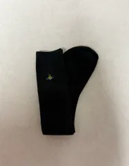 (正規品) VIVIENNE WESTWOOD ブラック ニーハイソックスのサムネイル