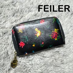 未使用品【人気柄】FEILER フェイラー ハイジ スマホケース 黒 手帳型