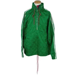 【在庫一掃】 グッチ GUCCI マクロGG ナイロンジャケット アディダスコラボ GG柄 ハーフジップ フード付き アウター マウンテンパーカー ナイロン グリーン メンズ 【中古】のサムネイル
