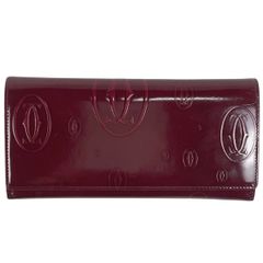 大人気☆Cartier☆長財布☆ハッピーバースデー☆ラウンド☆エナメル 