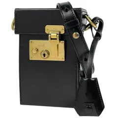 【在庫一掃】 ダンヒル Dunhill ロゴ GTロックバッグ ショルダーバッグ レザー ブラック レディース 【中古】のサムネイル