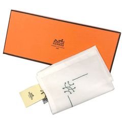エルメス HERMES ハンカチ 未使用 白 ホワイト エルメス HERMES ハンカチ 未使用 白 ホワイト - メルカリ