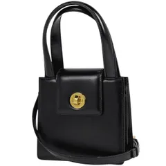 【在庫一掃】 ブルガリ BVLGARI ロゴ ハンドバッグ ブルガリブルガリ 2WAY ショルダーバッグ ハンドバッグ レザー ブラック レディース 【中古】のサムネイル