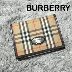 BURBERRY バーバリー カードケース 名刺入れ パスケース ノバチェック レザー ユニセックス