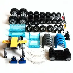 レゴ 正規品 中古 タイヤ(車7台分)・車部品 レゴブロック【管理番号：3907】のサムネイル