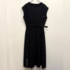 BLUE LABEL ワンピース 38 黒 チェック袖 ロング ポケット付 - メルカリ