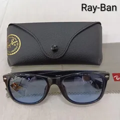 レイバン rb2132 NEW WAYFARER black ブルーレンズ 601/64 55□18 140 メンズ - ISItems【USED】【古着】【中古】50159723
