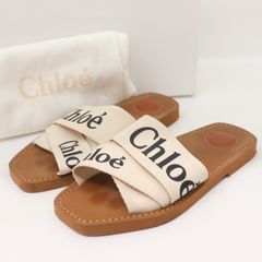 Chloe サンダル ロゴ入りクロスストラップ - メルカリ