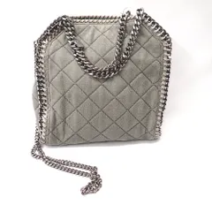 Ft639902 ステラマッカートニー ハンドバッグ チェーンショルダー 2Way ファラベラ キルティング グレー/ピンク レディース Stella McCartney 中古のサムネイル