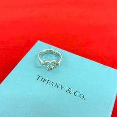 TIFFANY&Co. ティファニー オープンハート リング SV925 11号 - メルカリ
