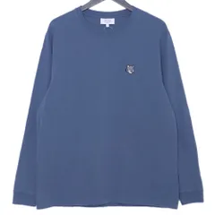 MAISON KITSUNE フォックスヘッドコンフォートロングスリーブTシャツ Sサイズ ブルー PM00119KJ7025のサムネイル
