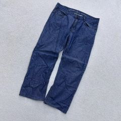 80s USA製Lee濃紺デニムパンツストレートデニム希少古着W44L32 - メルカリ