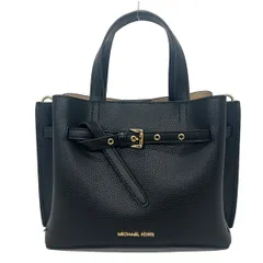 MICHAEL KORS(マイケルコース) ハンドバッグ美品  - 黒 レザー