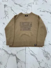 ストックホルムシンドローム ロゴ Vネック ニットのサムネイル