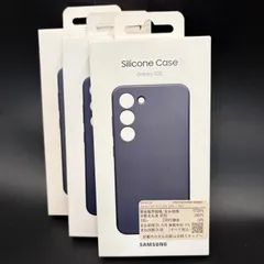 【未使用品】サムスン純正品 シリコンケース SAMSUNG Galaxy S23 silicone case ギャラクシー S23 スマホケース シリコンケース Navy サムスン ネイビー EFPS911N 74-21..32 74-63のサムネイル