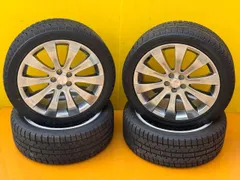 AT-493] 4本 5穴 SUBARU スバル アルミホイール 18X7JJ OFF55 日本製 トーヨー 雪タイヤ 225/45R18 91Q ★2022★ 溝9.92/9.93/9.95/9.91ｍｍのサムネイル