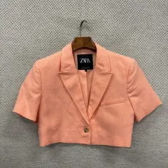 ZARA ザラ クロップド ブレーザー ジャケット M D02771