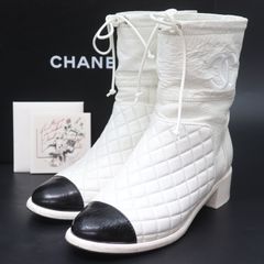 ITDZXMPRBXKW CHANEL シャネル マトラッセ ココマーク ブーツ ショート
