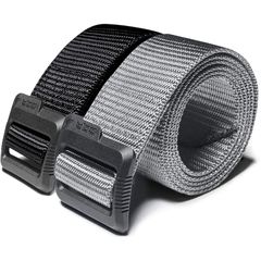 [Brand New] [CQR] Tactical Belt for Men, Nylon, 2-Pack [Lightweight, 38mm Width, Size Selection] Suitable for Hiking, Camping, Airsoft, Climbing, Outdoor Activities, Work, Military Use, Buckle, Webbing Belt, Single Belt MZT24-JPKGA_M