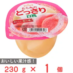たらみ たらみのどっさり 白桃 230gのサムネイル