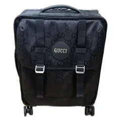 GUCCI グッチ オフザグリッド キャリーバッグ ブラック 674234 UKDKN 1000 スモール トロリー メンズ 中古 美品のサムネイル