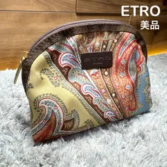 【美品】ETRO エトロ ポーチ 化粧ポーチ 小物入れ 総柄のサムネイル