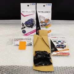 【D43433】（現状品）BEYBLADE X CX-03 ブースター ペルセウスダーク6-80W ＆ UX-05 ブースター シノビシャドウ1-60U ＆ UX-18 ランダムブースターVol.8 3点セット