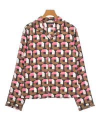 現行【美品✨】マックスマーラ ピュアシルク プリントシャツ ネイル