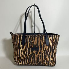 COACH コーチ トートマザーズバッグ レザー レオパード柄 A4 肩がけ 