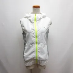 プーマ PUMA 美品 FAAS ベスト スポーツウェア M 白 ホワイト 902822