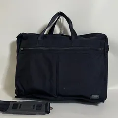 2605-48｜美品｜ポーター 2WAYビジネスバッグ ナイロン ブラック