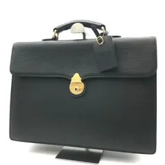 BURBERRY　バーバリー　ビジネスバッグ　ハンドバッグ　ブリーフケース　レザー　ブラック系　944のサムネイル