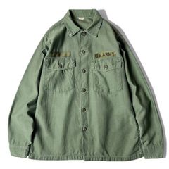 米軍 実物 UTILITY JACKET OG-107 M コットンサテン - メルカリ