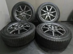 タイヤ走行短め 2025年製【DUNLOP WM03 215/60R17】スタッドレス【ESTROSA 17インチ 7J5HPCD114.3+48】エスティマ C-HR等　(VTP506)のサムネイル