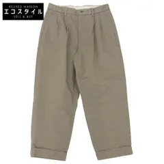 Scye　サイ　コットン ワイドパンツ ボトムス メンズ カーキ 36 MPP-347M　36のサムネイル