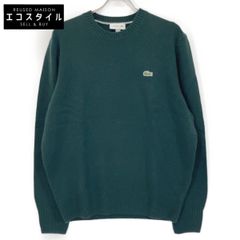 ラコステ 長袖スウェット Sサイズ相当 綿100% グリーンワニ 超美品 