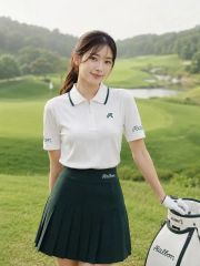 新品 マルボン Malbon golf ゴルフ トップス＆スカートセット M - メルカリ