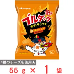 三養ジャパン ブルダックポテトチップス 4種のチーズ 55gのサムネイル