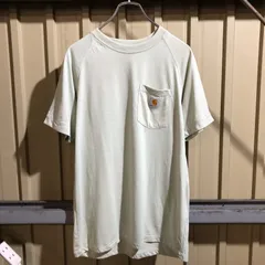 2446 carhartt FORCE ポケットTシャツ M ライトセージグリーン カーハート ワークウェア 吸汗速乾 古着卸 アメリカ仕入