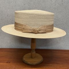 CA4LA別注 TESI カンカン帽 リボン 麦わら帽子 - メルカリ