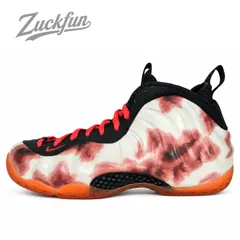 レア 希少 NIKE AIR FOAMPOSITE ONE PREMIUM THERMAL  MAP ナイキ エア フォームポジット ワン プレミアム サーマル マップ ホワイト 白 レッド ブラック 黒 メンズ スニーカー 28cm U07668