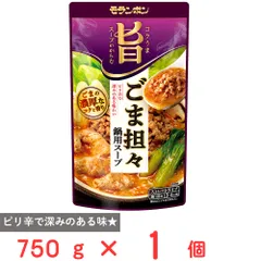 モランボン コク旨スープがからむ ごま担々鍋用スープ 750gのサムネイル