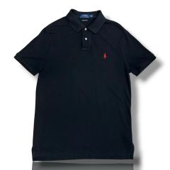 ポロラルフローレン ポロシャツ ブラック 短丈 y2k シティボーイ swag