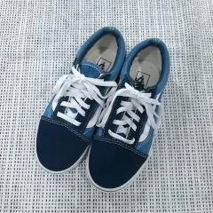 VANS オールドスクール ブルー スニーカー 190mm