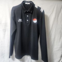 美品 ビームスゴルフ KARUISHI(R)素材 襟付きプルオーバー XL 黒