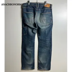 ANACHRONORM JAPAN made damaged denim pants w34 アナクロノーム ダメージデニムパンツ バランス 岡山 希少 レアのサムネイル