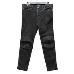 WHOWHAT フーワット 加工 ブラックデニムパンツ ブラック サイズM 正規品 / 55126のサムネイル